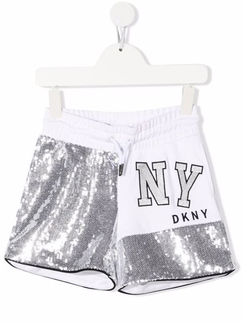 Pantalone corto bambina con dettagli in glitter DKNY KIDS | D34A60016T
